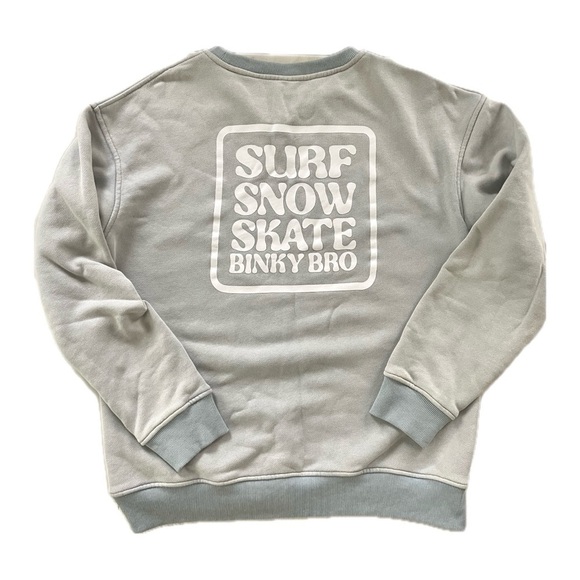 Binky Bro Surf Snow Skate Crewneck Sweatshirt Adult Medium - Picture 1 of 5